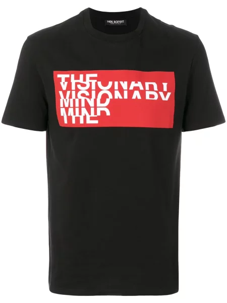 Tricou Neil Barrett zdrențuiți negru
