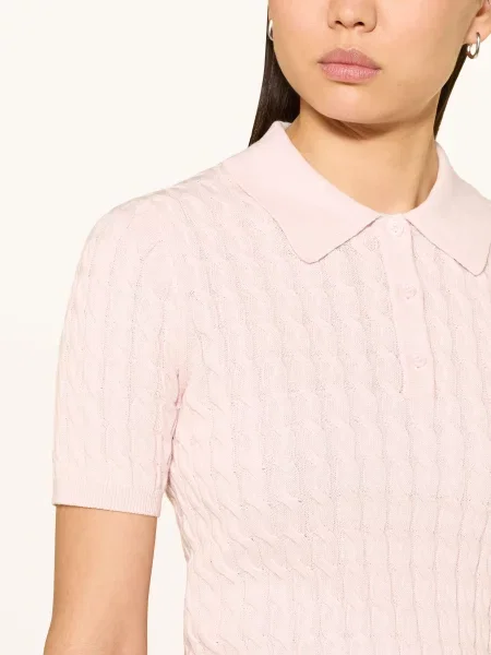 Darling Harbour Pletené Polo Tričko rose růžové