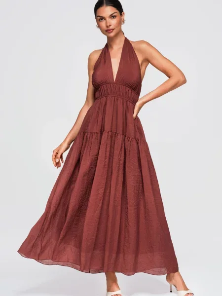 Rochie maxi Ombre