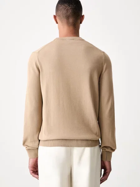 Lacoste sweter brązowy
