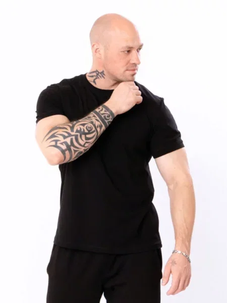 Футболка носи своє из спандекса черная