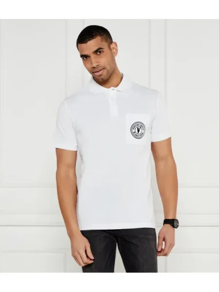 Polo Versace Jeans Couture alb