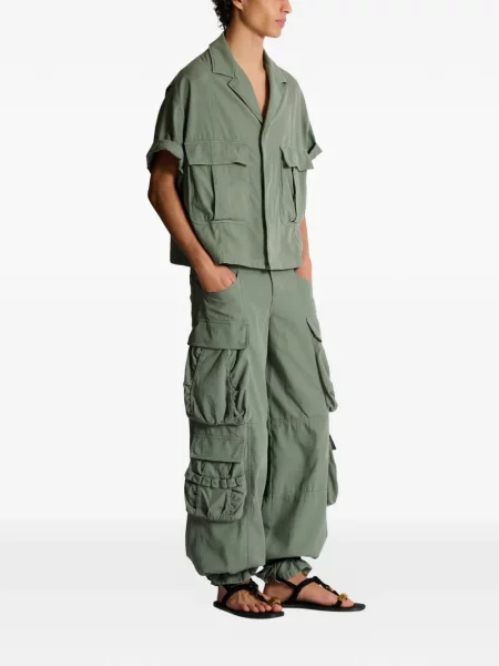 Cămașă Balmain scurtă verde