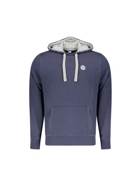 Bluza z kapturem North Sails z kapturem niebieska
