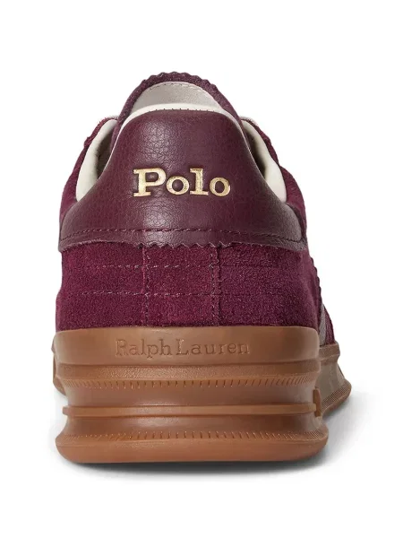 Замшевые кроссовки Polo Ralph Lauren красные