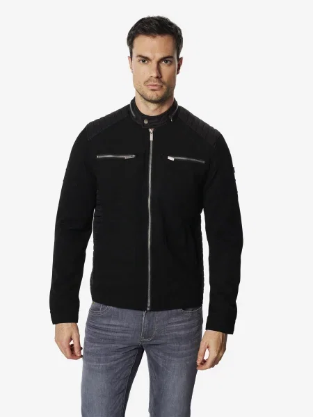 KOROSHI Geacă de primăvară-toamnă maro negru