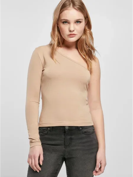 Top Urban Classics asymetryczny beżowy
