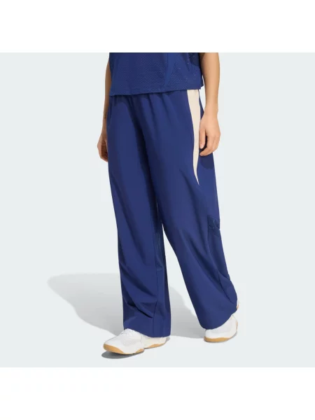 Kalhoty Hyperglam Color Block Wide Woven modré