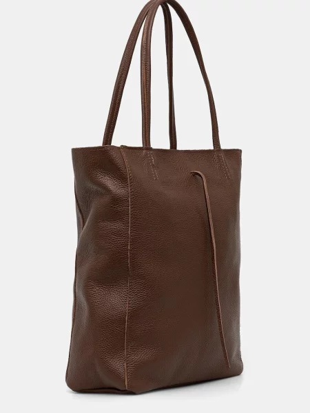Шкіряна сумочка Answear.LAB коричневий