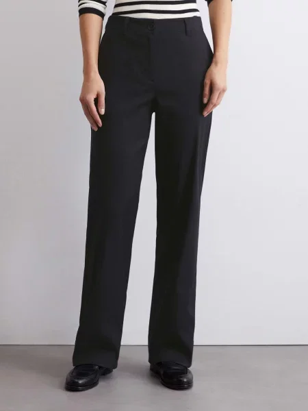 Штани повсякденні Marc O’Polo темно-синій бавовна/ліоцел сині