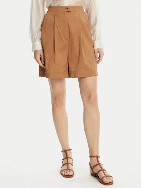 Max Mara Beachwear Bermudy Sultano hnědá