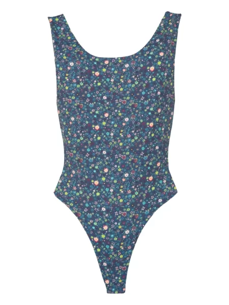 Body Lhd cu model floral albastru