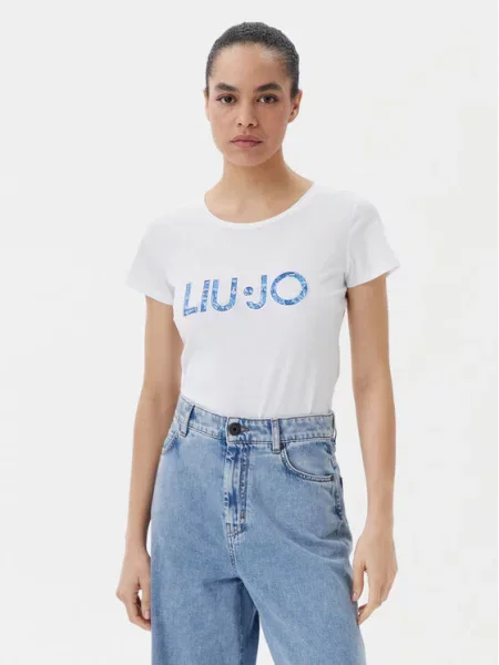 T-Shirt Liu Jo Beachwear λευκό