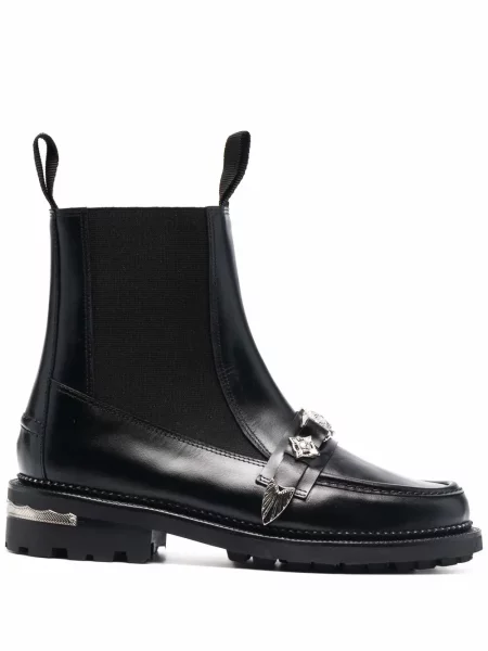Botine Toga Pulla din piele negru
