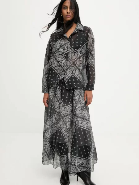 Answear.LAB cămașă și fustă negru