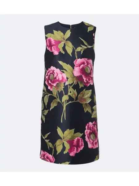 Rochie Carolina Herrera cu model floral din jacard