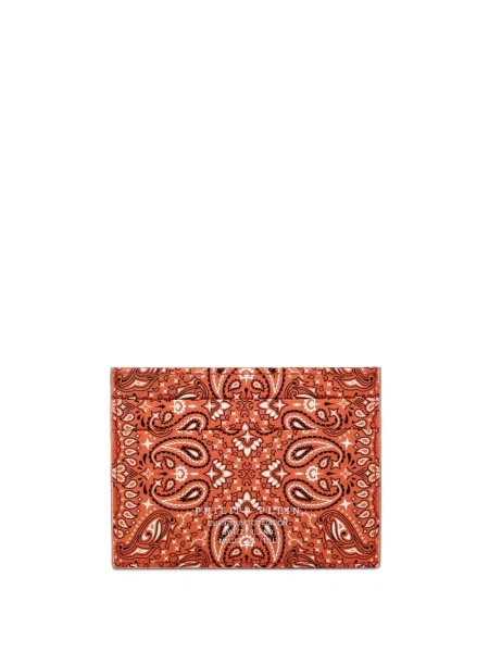 Raštuotas piniginė Philipp Plein su paisley raštu oranžinė