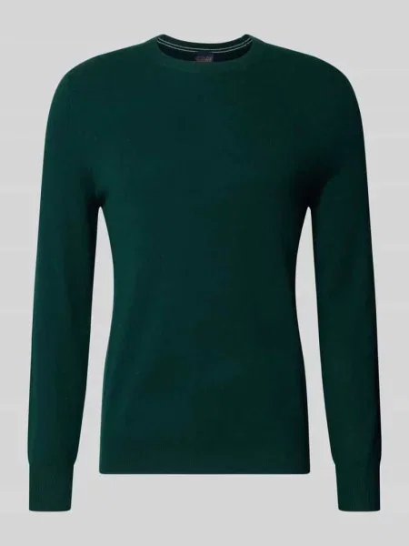 Sweter z dzianiny z mieszanka wełny i kaszmiru o kroju regular fit Christian Berg Men