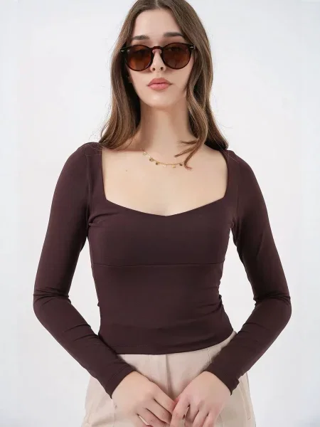 Bigdart Bluza moka smeđa