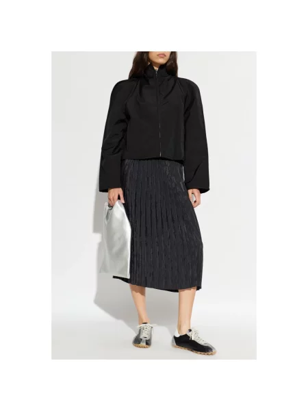 Krótka ocieplana kurtka Mm6 Maison Margiela czarna
