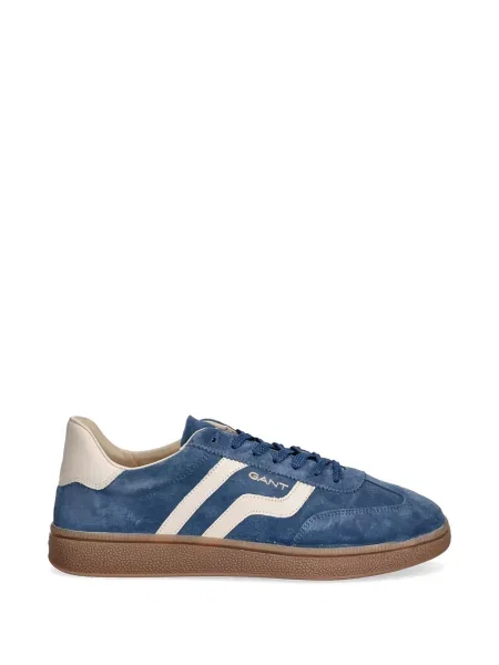 Sneakerși Gant din piele de căprioară albastru
