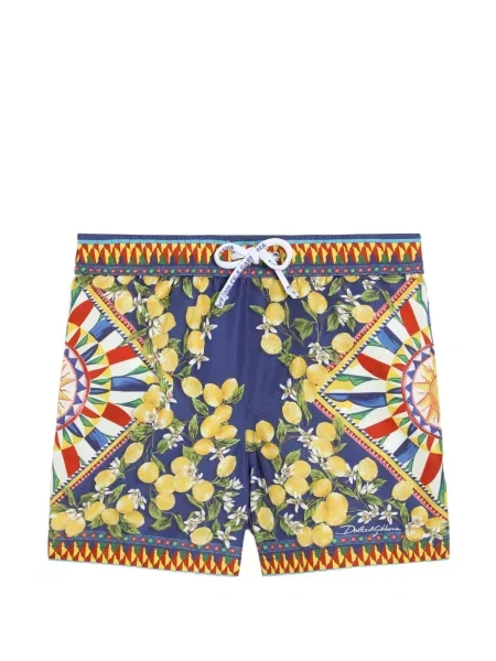 Kąpielówki dziecięce Dolce And Gabbana niebieskie