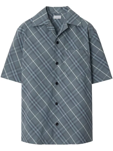 Kostkovaná košile Burberry modrá