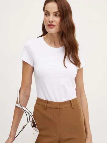 Armani Exchange tricou din femei alb