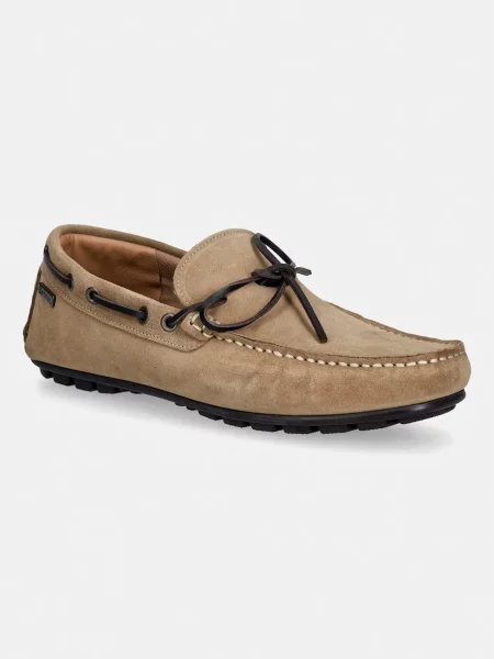 Barbour mokasini iz semiša Courage bež
