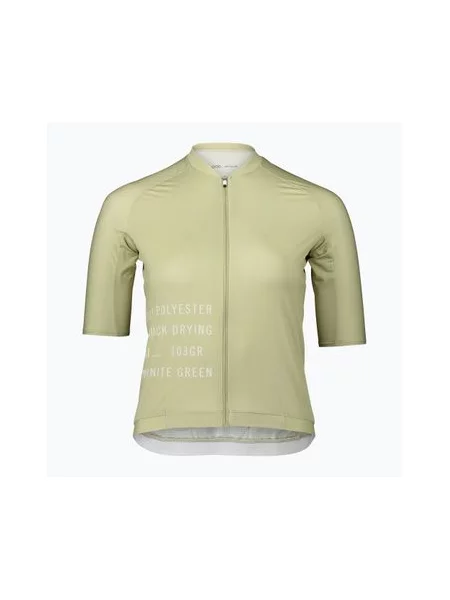 Велофутболка POC Pristine Print prehnite green зелена