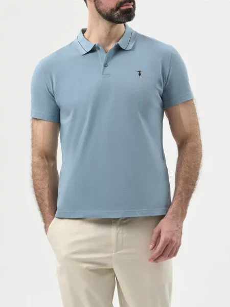 Поло Trussardi голубое