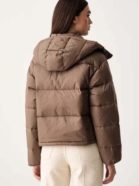 Calvin Klein Jeans kurtka puchowa brązowa