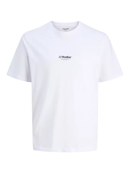 JACK & JONES Tricou JJESOHO negru alb