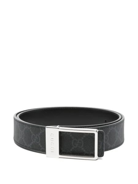 Cu centură curea Gucci cu cataramă negru