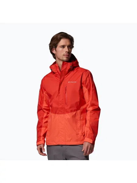 Geacă de ploaie pentru bărbați Columbia Pouring Adventure III super sonic/zing