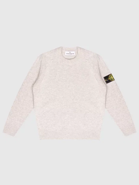 Детский свитер Stone Island серый