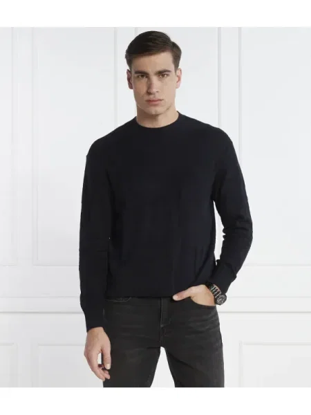 Armani Exchange Pulover negru