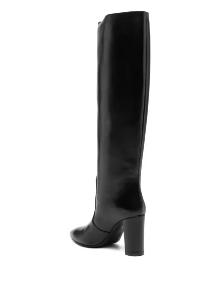 Botine Via Roma 15 din piele negru