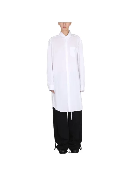 Sukienka koszulowa Ann Demeulemeester biała