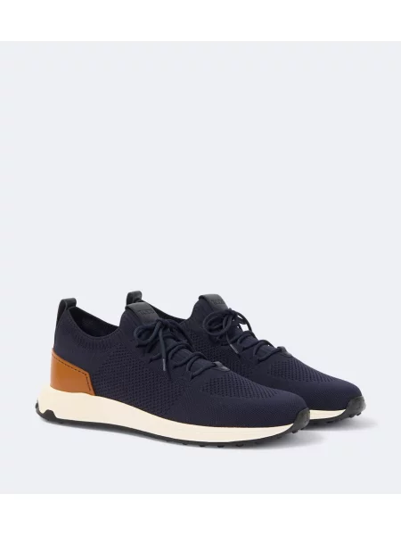 Sneakerși Tod's din piele albastru