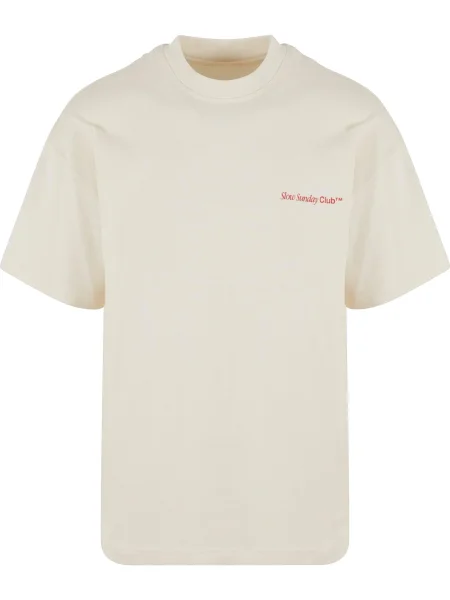 Another Cotton Lab Tricou roșu / natural alb