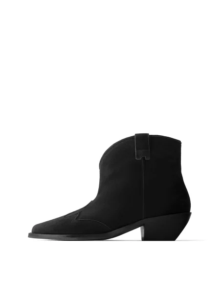HANDMADE SHOES Cizme glezne MAKE YOUR OWN RULES' negru