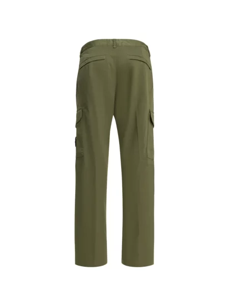 Pantaloni cargo Stone Island cu strasuri verde