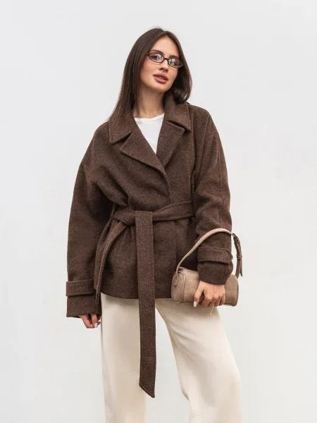 Пальто Romashka Фельт коричневий