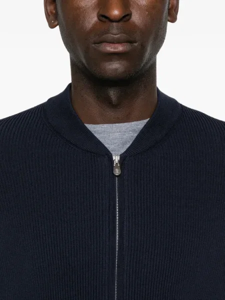 Pulover Brunello Cucinelli albastru