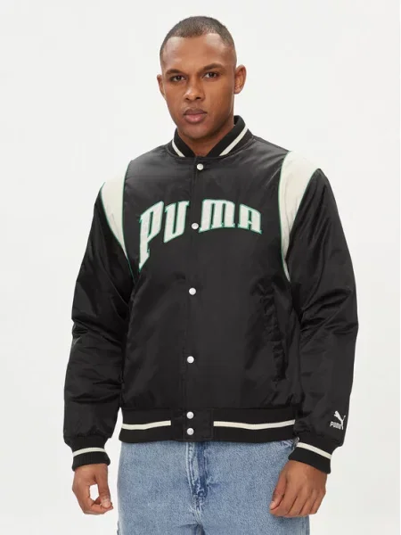 Puma Kurtka bomber Varsity Oversize czarny