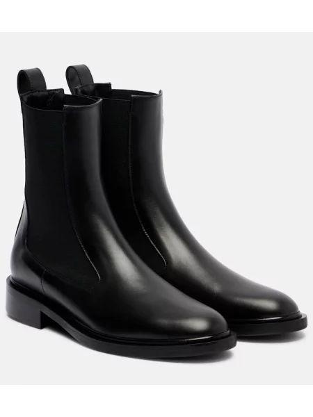 Botine chelsea A.emery din piele negru