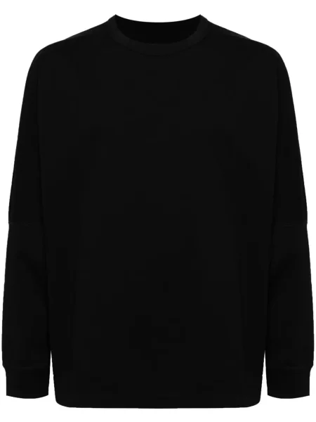 Hanorac crewneck White Mountaineering din jerseu alb