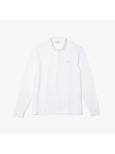 Поло Lacoste белое
