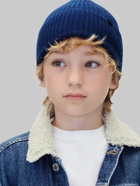 Calvin Klein Jeans beanie kapa za djecu plava